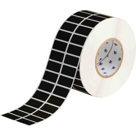 Brady Matte General Purpose Polyester Labels 0.75 in H x 1.5 in W Black 10000/RL THT-6-8117-10